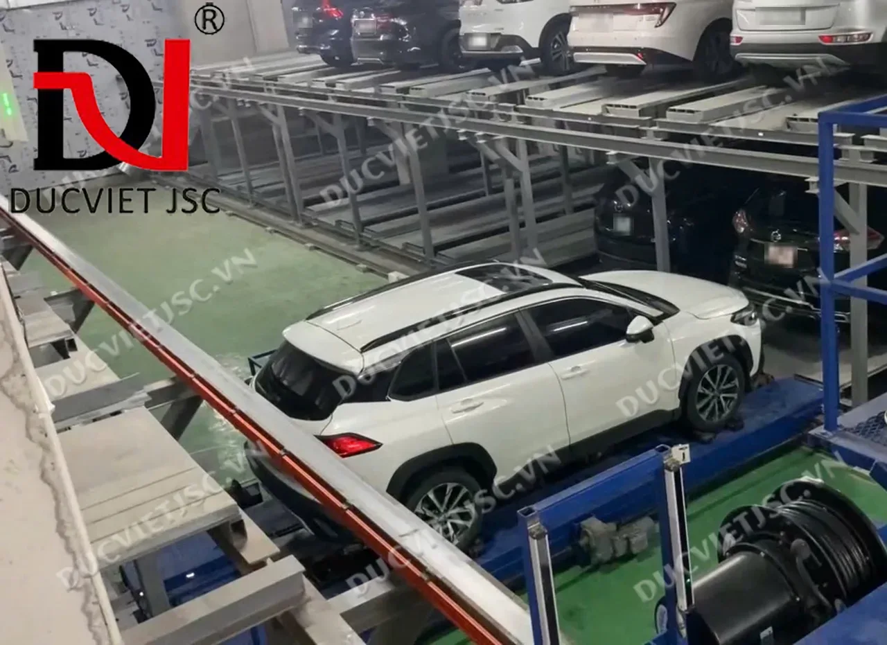 Hệ thống đỗ xe tự động Rollpark tại tòa nhà 3A Quang Trung