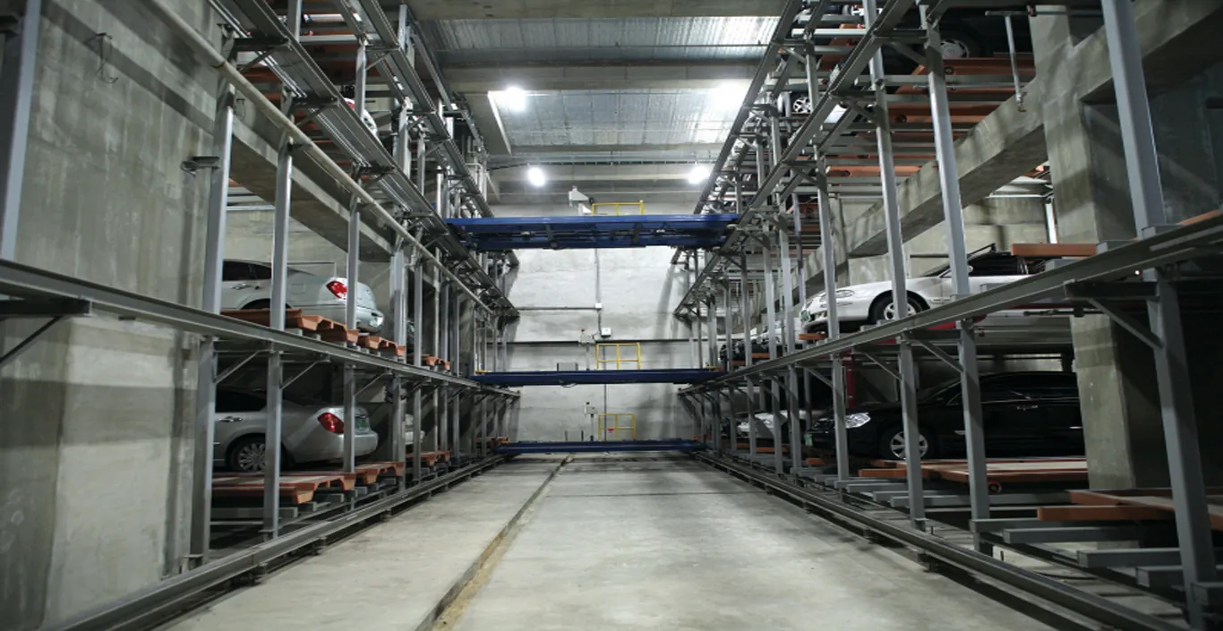 Hệ thống pallet xếp xe theo chiều ngang