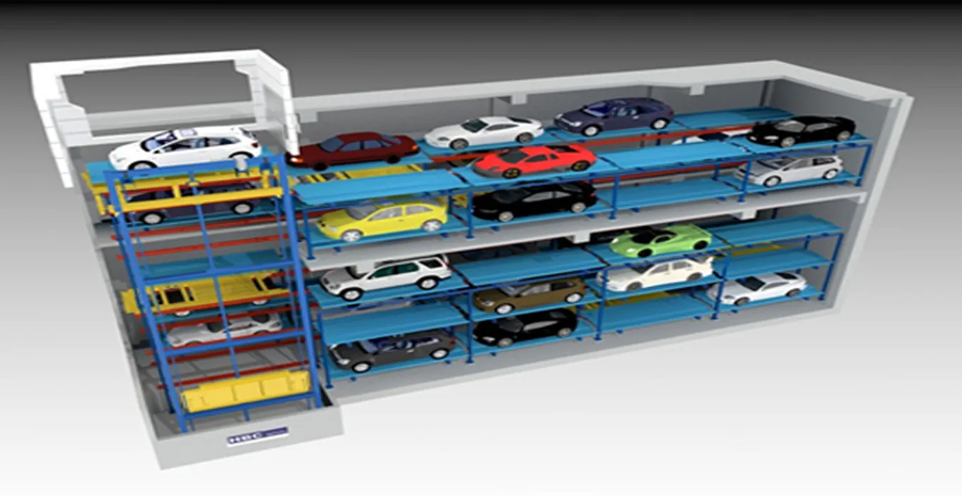 Hệ thống pallet xếp xe dọc